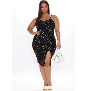 Dressed For The Weekend Polka Dot Mini Dress